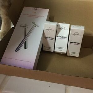 Eye Pods and LED facial massage tool